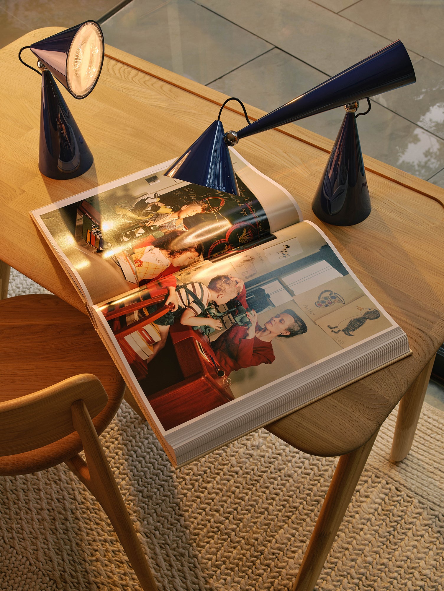 Slab Desk by Tom Dixon - Natural Oak