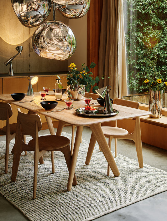 Slab Dining Table by Tom Dixon - Lacquered Oak 