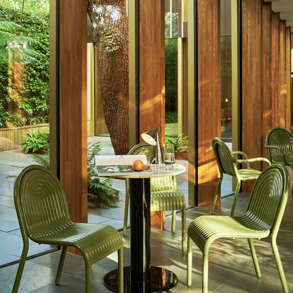 Groove Side Chair by Tom Dixon - Moss