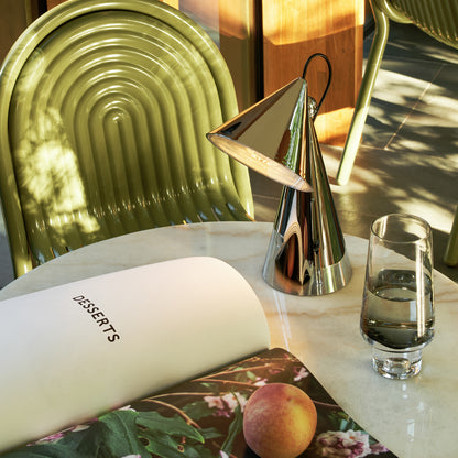 Pose Portable Lamp by Tom Dixon - Silver