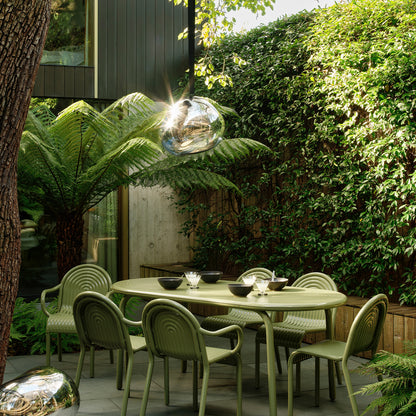 Groove Side Chair by Tom Dixon - Moss