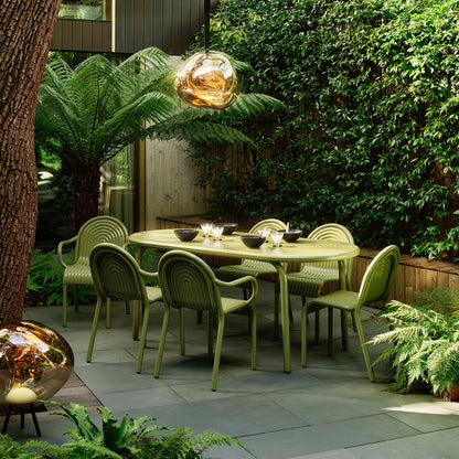 Groove Side Chair by Tom Dixon - Moss 