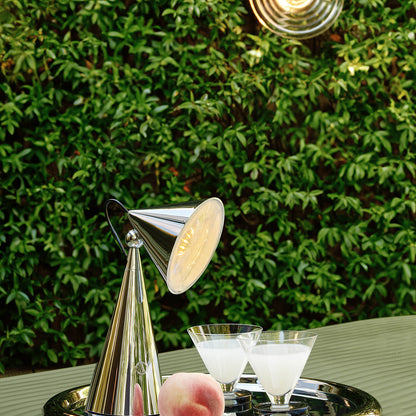 Pose Portable Lamp by Tom Dixon - Silver