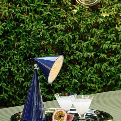 Pose Portable Lamp by Tom Dixon - Indigo