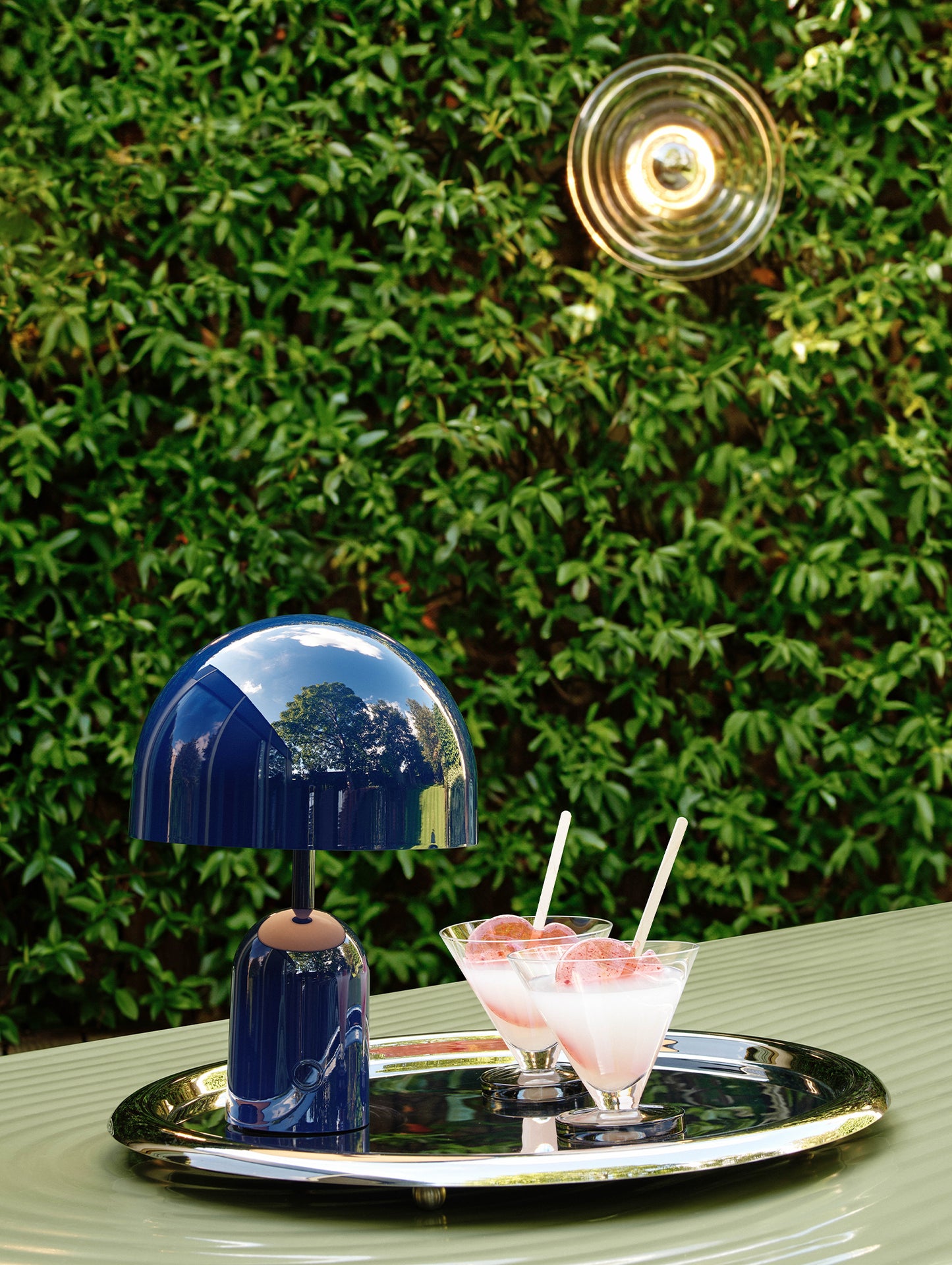 Bell LED Portable Lamp by Tom Dixon - Indigo