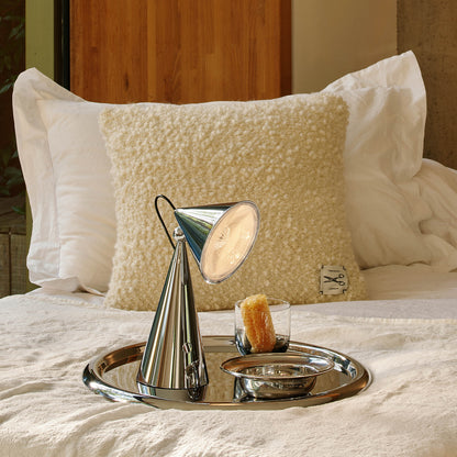 Pose Portable Lamp by Tom Dixon - Silver