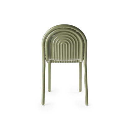 Groove Side Chair by Tom Dixon - Moss 