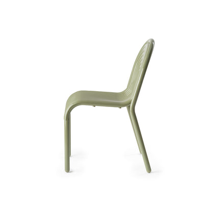 Groove Side Chair by Tom Dixon - Moss