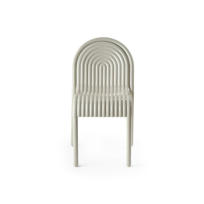 Groove Side Chair by Tom Dixon - Putty