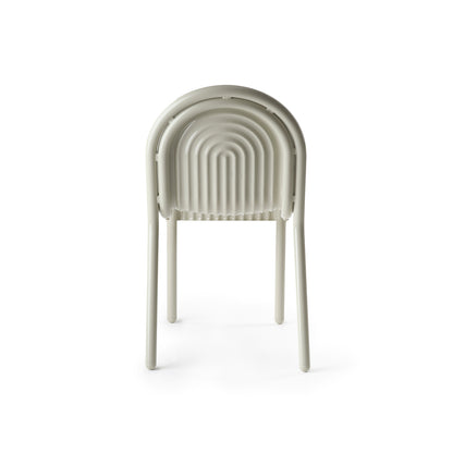 Groove Side Chair by Tom Dixon - Putty