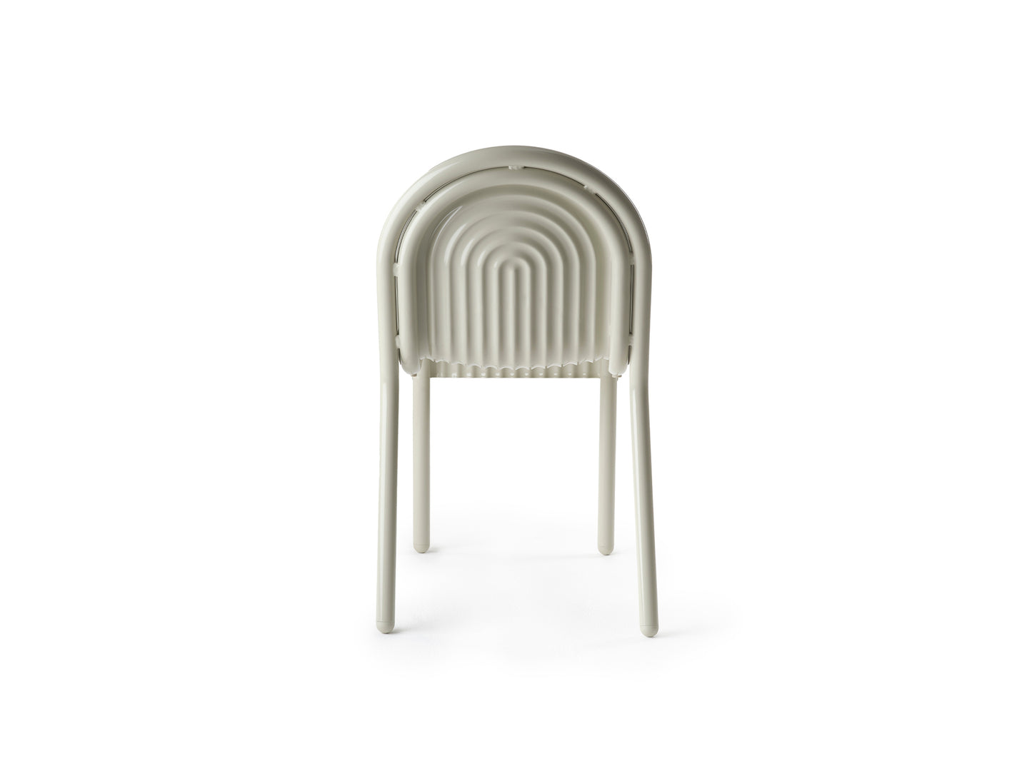 Groove Side Chair by Tom Dixon - Putty