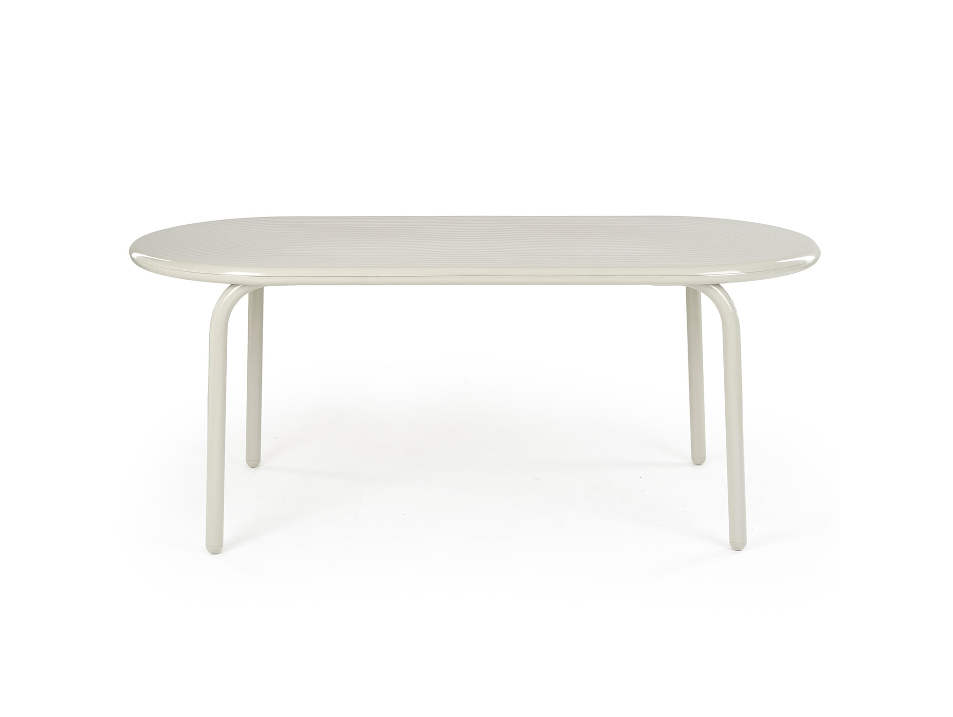 Groove Obround Table by Tom Dixon - Putty