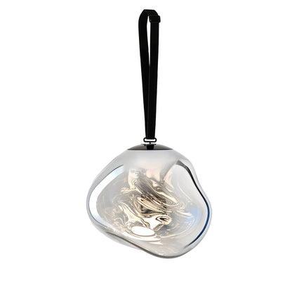 Melt Large LED Portable Lamp by Tom Dixon - Silver