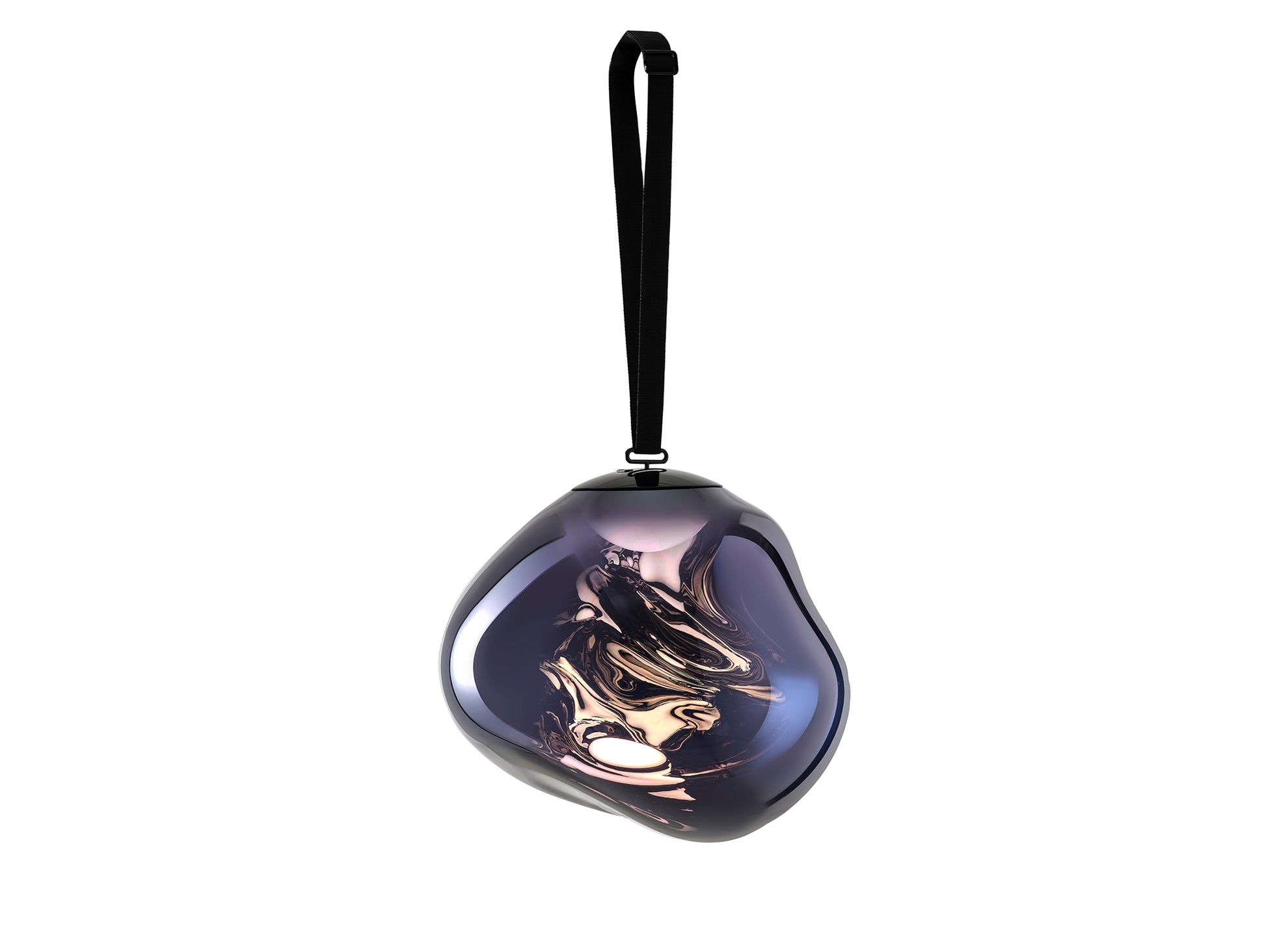 Melt Large LED Portable Lamp by Tom Dixon - Smoked