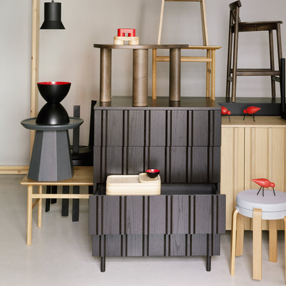 Rib Dresser by Normann Copenhagen - Black Painted Oak Veneer