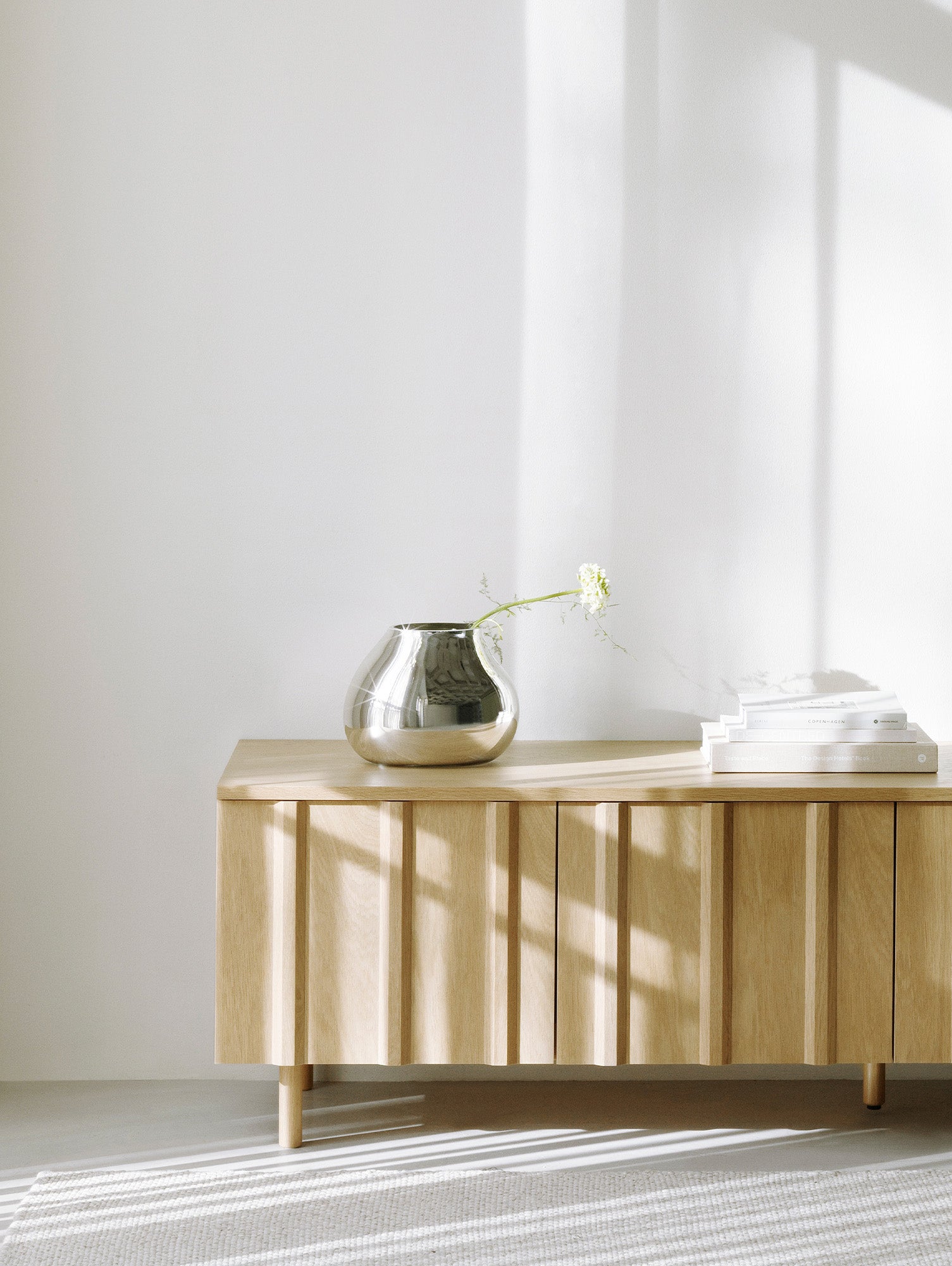 Rib Sideboard by Normann Copenhagen - Low / Lacquered Oak Veneer