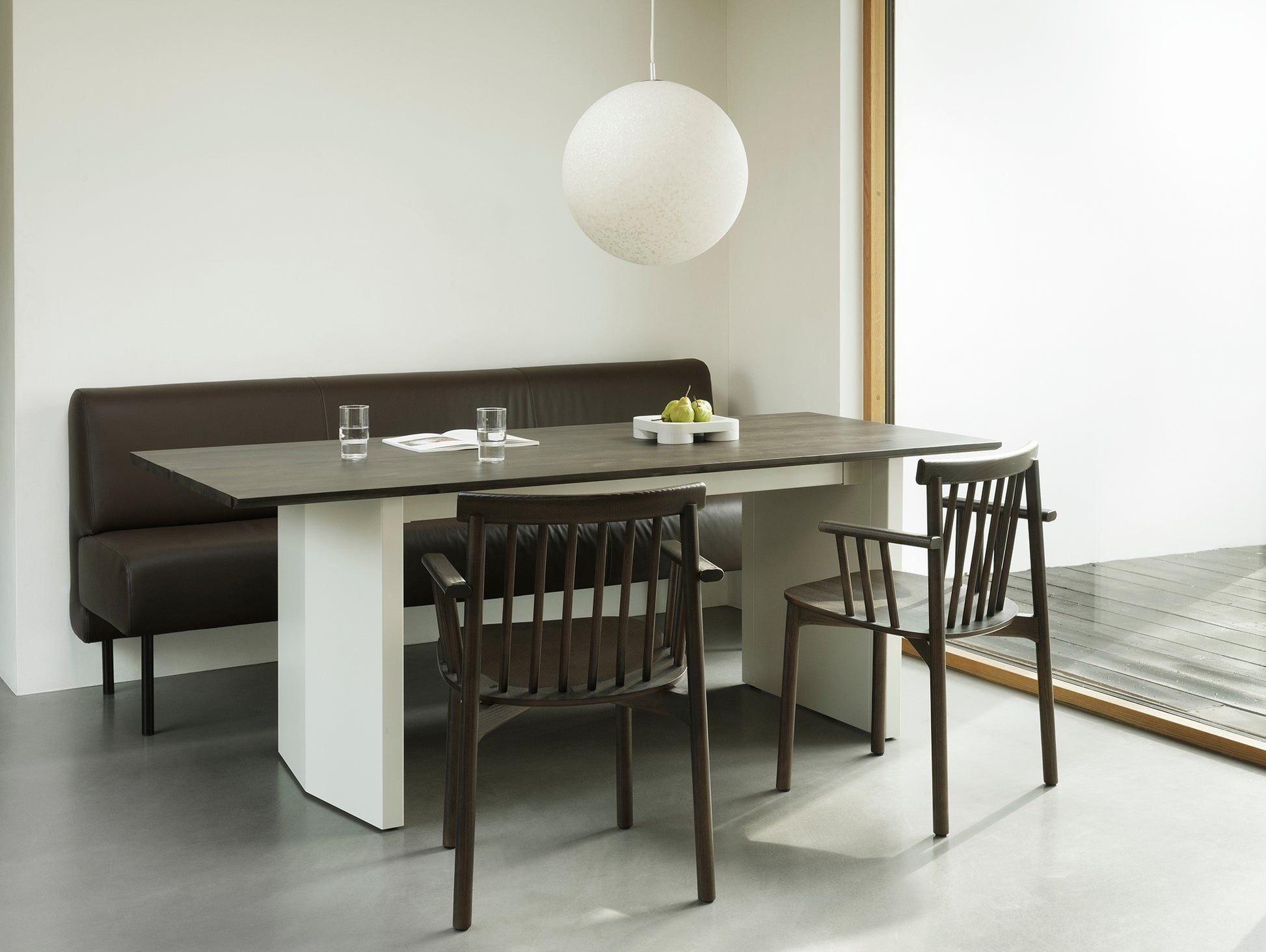 Pind Armchair by Normann Copenhagen  - Brown Stained Ash