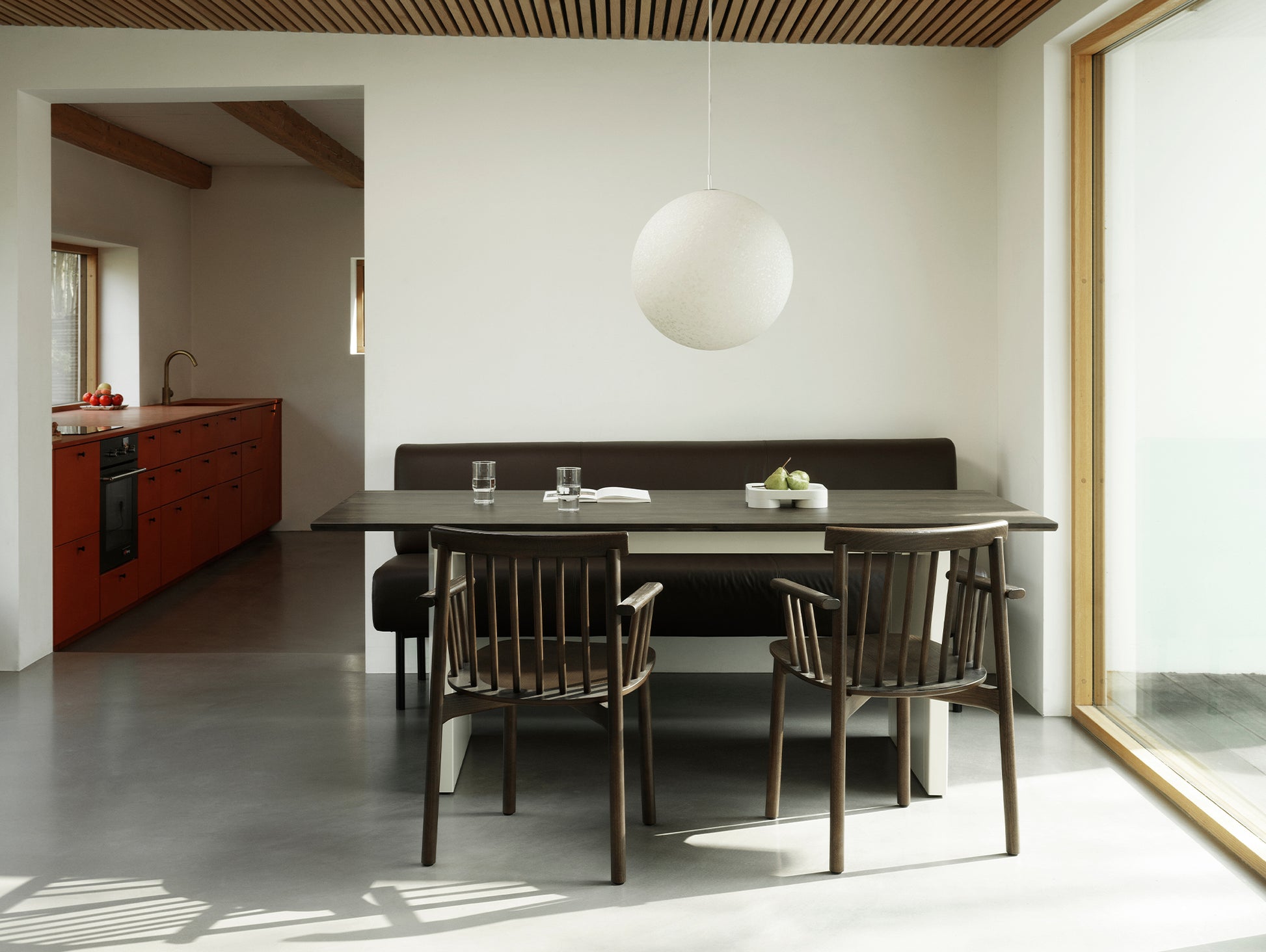 Pind Armchair by Normann Copenhagen  - Brown Stained Ash