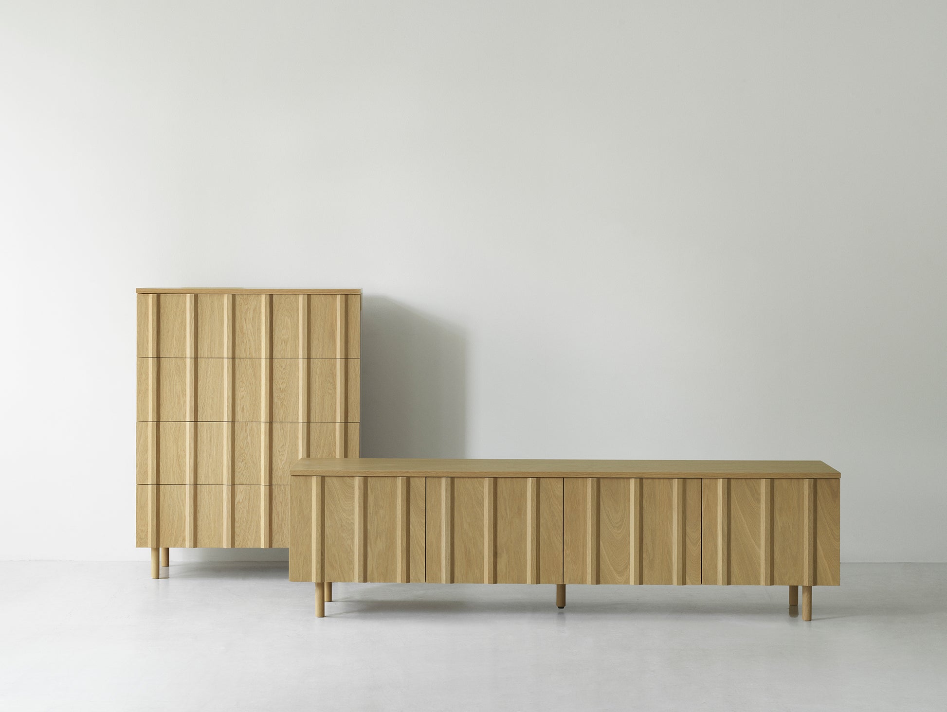 Rib Dresser by Normann Copenhagen - Lacquered Oak Veneer