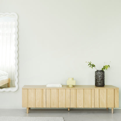 Rib Sideboard by Normann Copenhagen - Low / Lacquered Oak Veneer