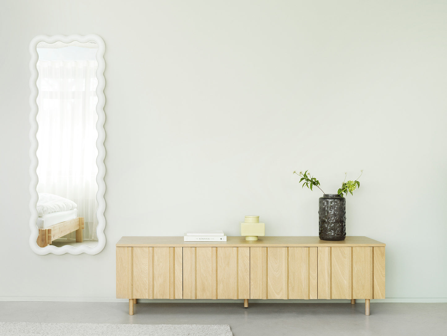 Rib Sideboard by Normann Copenhagen - Low / Lacquered Oak Veneer