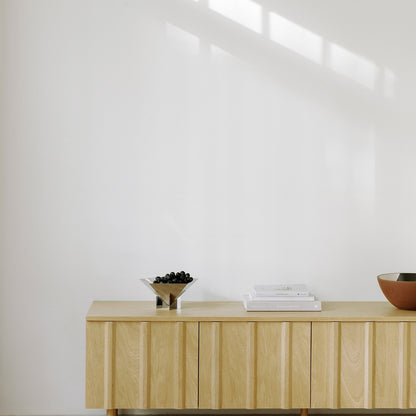 Rib Sideboard by Normann Copenhagen - Low / Lacquered Oak Veneer