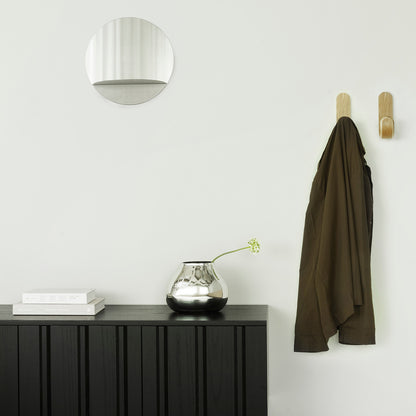 Rib Sideboard by Normann Copenhagen - Low / Black Painted Oak Veneer