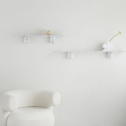 Sten Shelf by Normann Copenhagen - White Carrara Marble