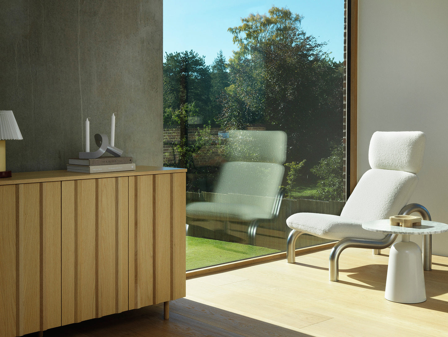 Rib Sideboard by Normann Copenhagen - High / Lacquered Oak Veneer
