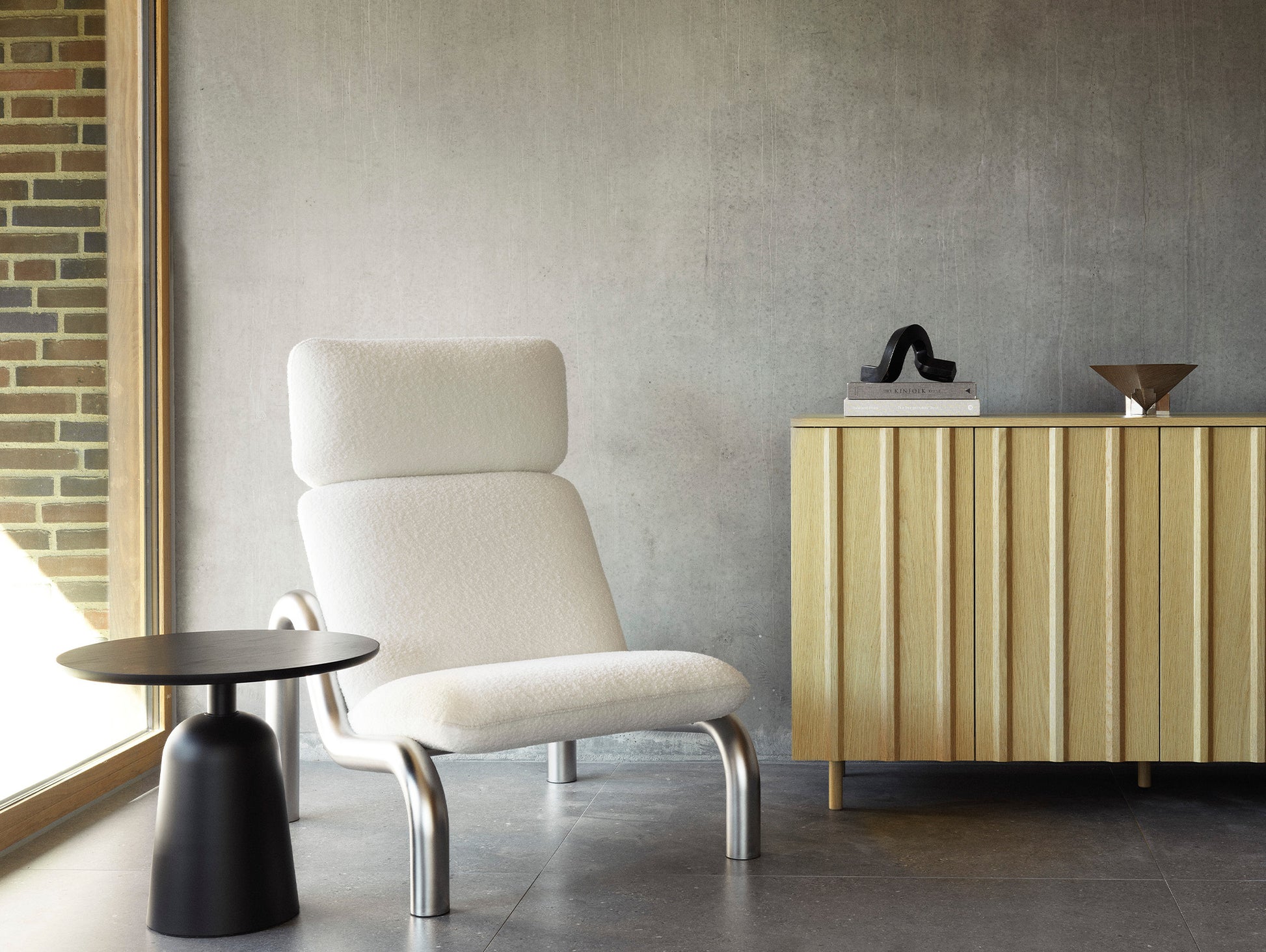 Rib Sideboard by Normann Copenhagen - High / Lacquered Oak Veneer