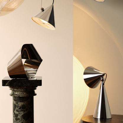 Pose Portable Lamp by Tom Dixon - Silver