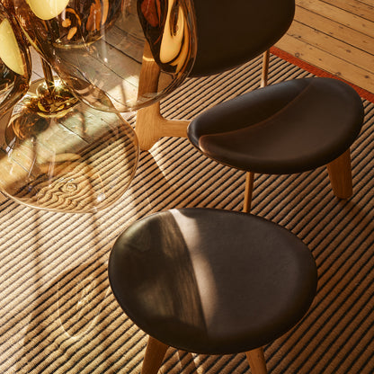 Slab Ottoman by Tom Dixon - Leather Choko