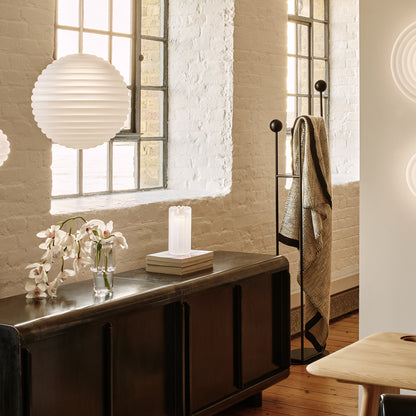 Press Mini Sphere LED Pendant Light (Frosted) by Tom Dixon