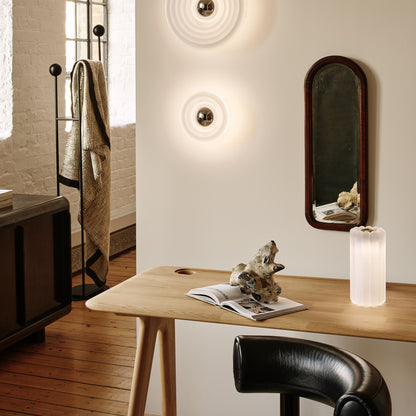 Press Mini Surface LED Wall Lamp (Frosted) by Tom Dixon 