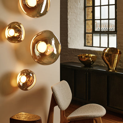 Melt Surface LED Wall Lamp by Tom Dixon - Bronze