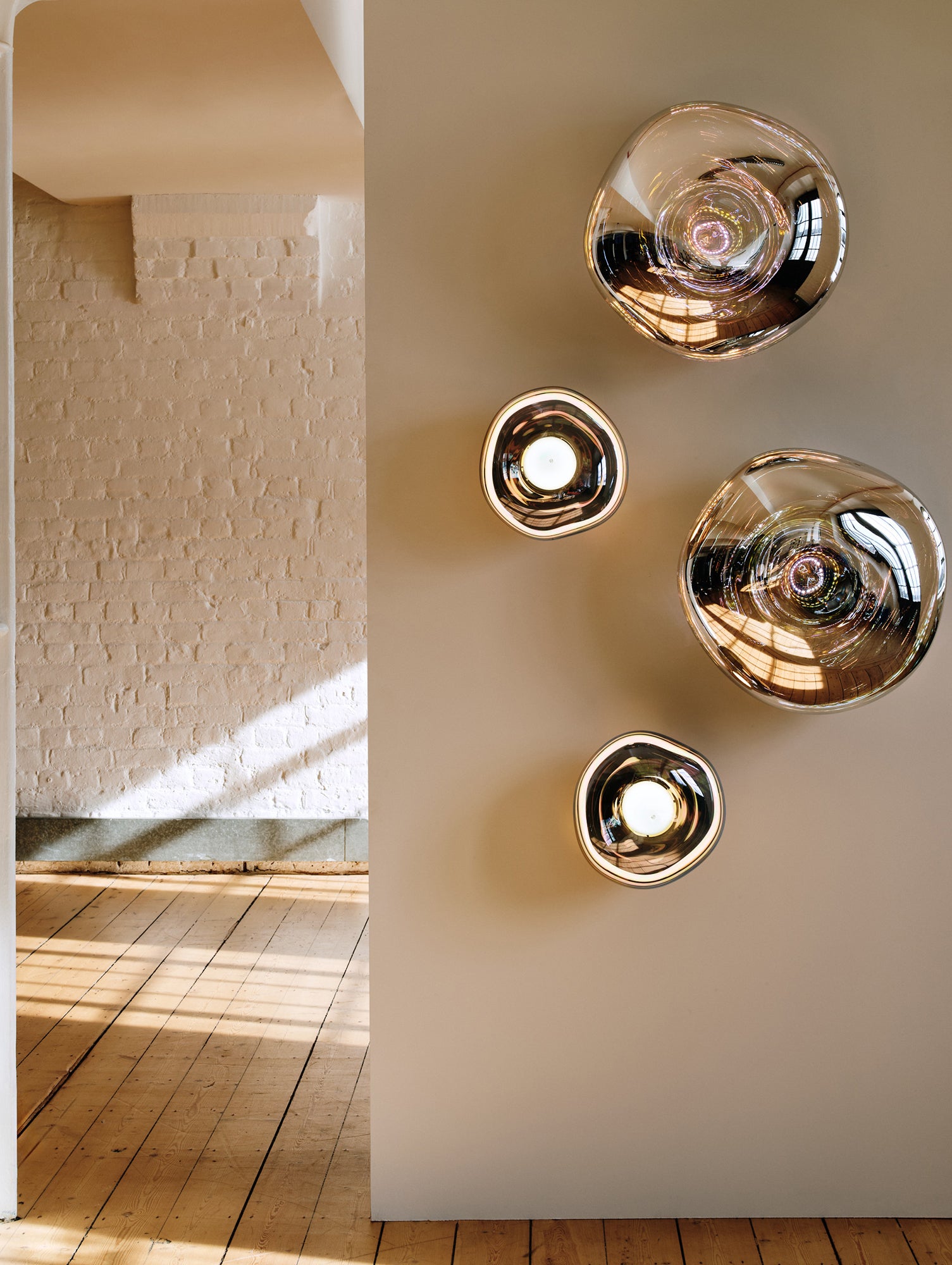 Melt Surface LED Wall Lamp by Tom Dixon  