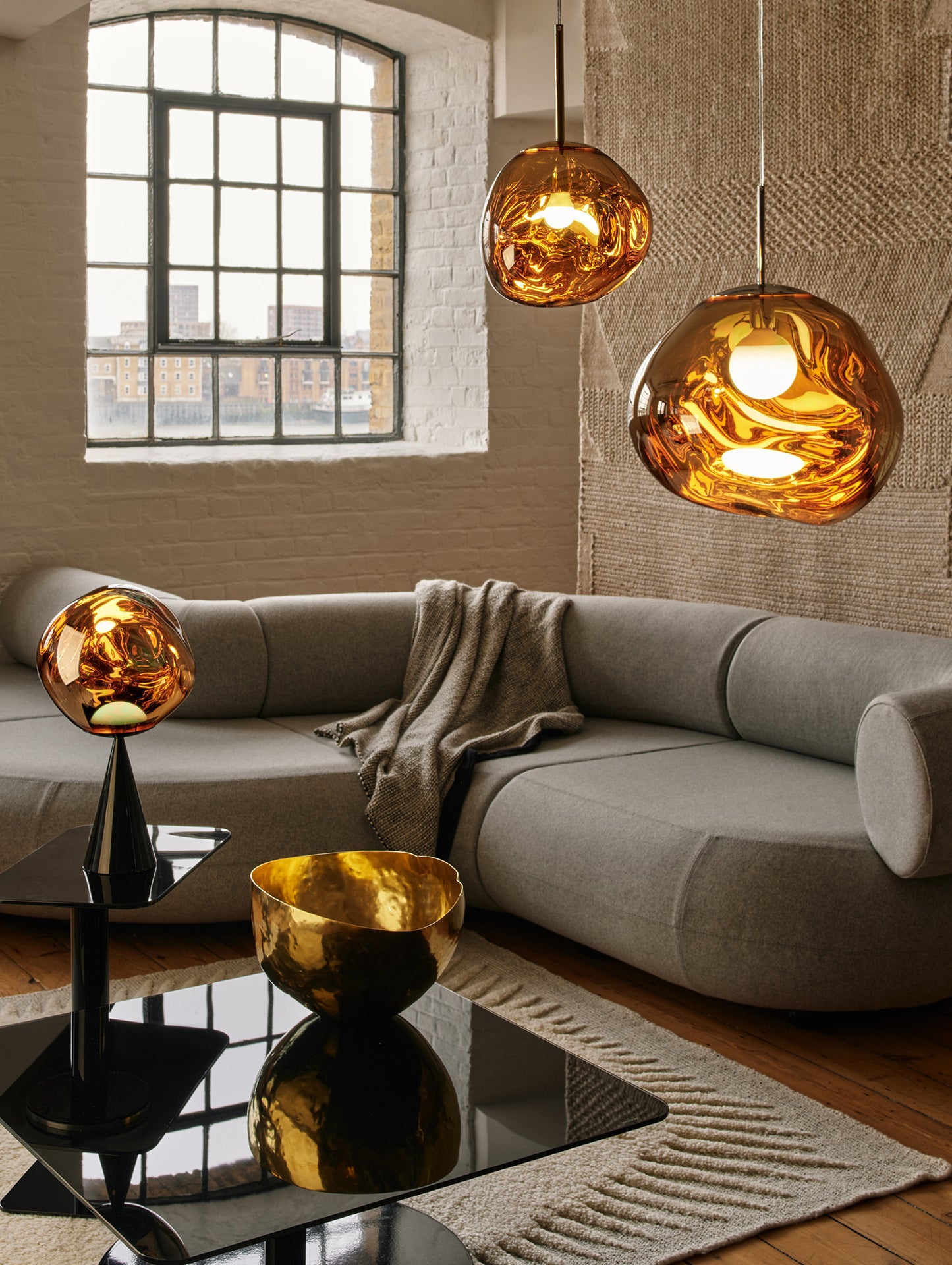 Melt LED Pendant by Tom Dixon - Bronze