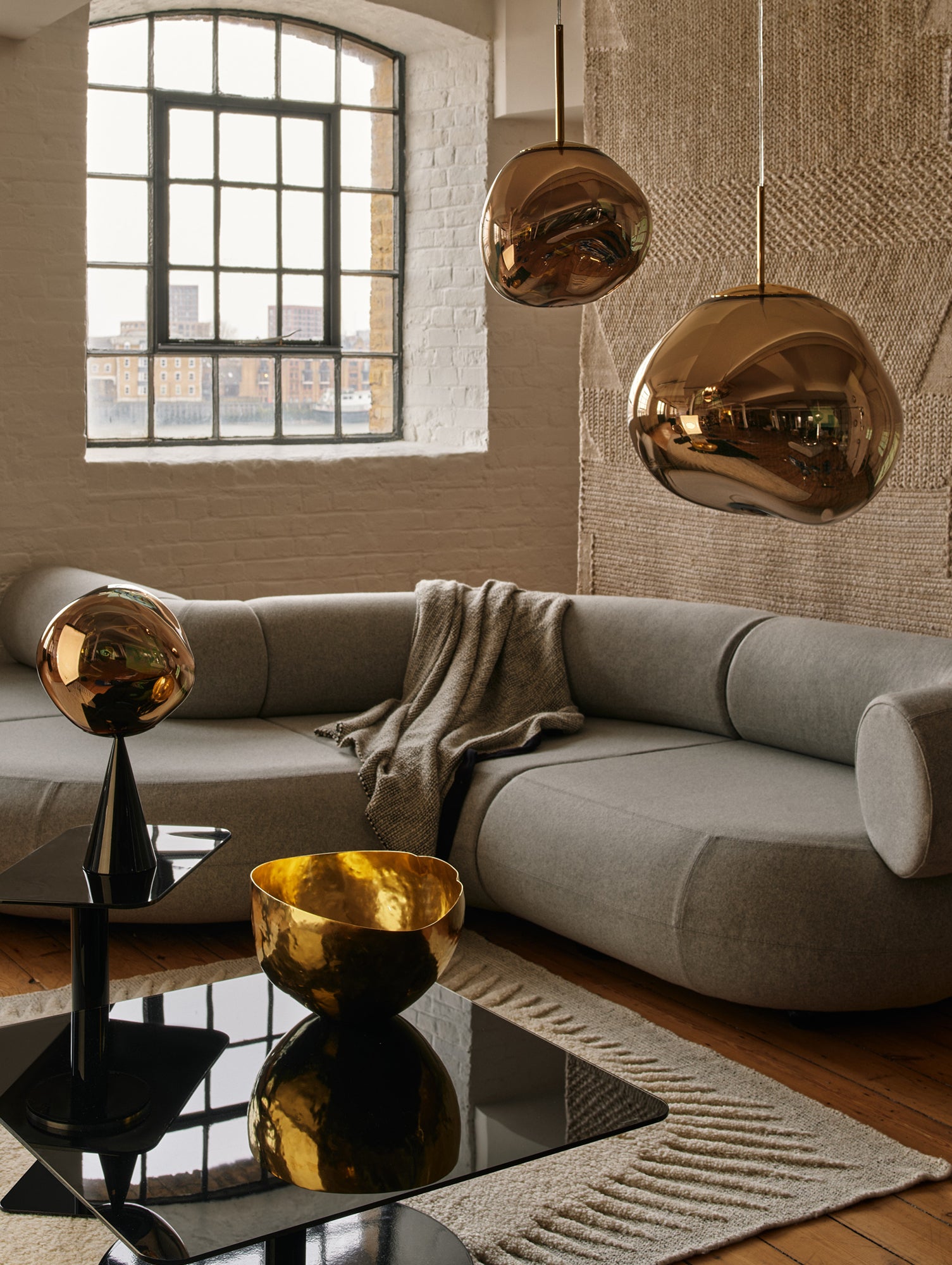 Melt LED Pendant by Tom Dixon - Bronze