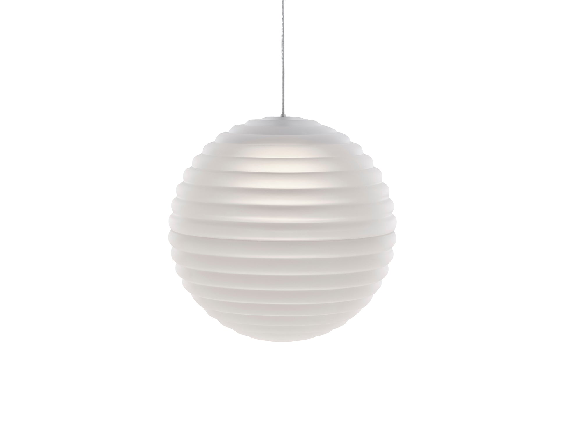 Press Sphere LED Pendant Light (Frosted) by Tom Dixon