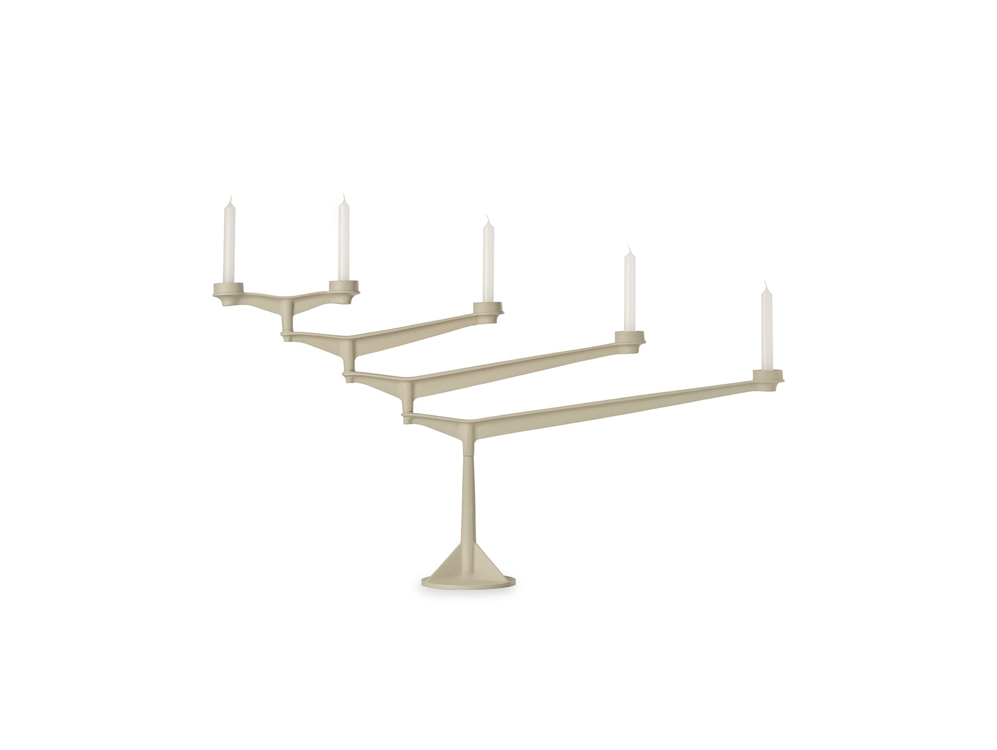 Spin Candelabra by Tom Dixon - Large / Putty