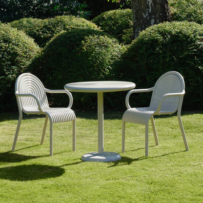 Groove Round Table by Tom Dixon - Putty