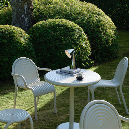 Groove Round Table by Tom Dixon - Putty
