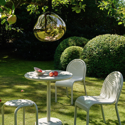 Groove Round Table by Tom Dixon - Putty