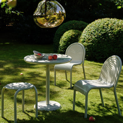 Groove Round Table by Tom Dixon - Putty