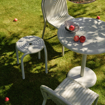 Groove Round Table by Tom Dixon - Putty