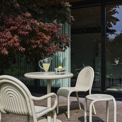 Groove Round Table by Tom Dixon - Putty