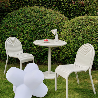 Groove Round Table by Tom Dixon - Putty