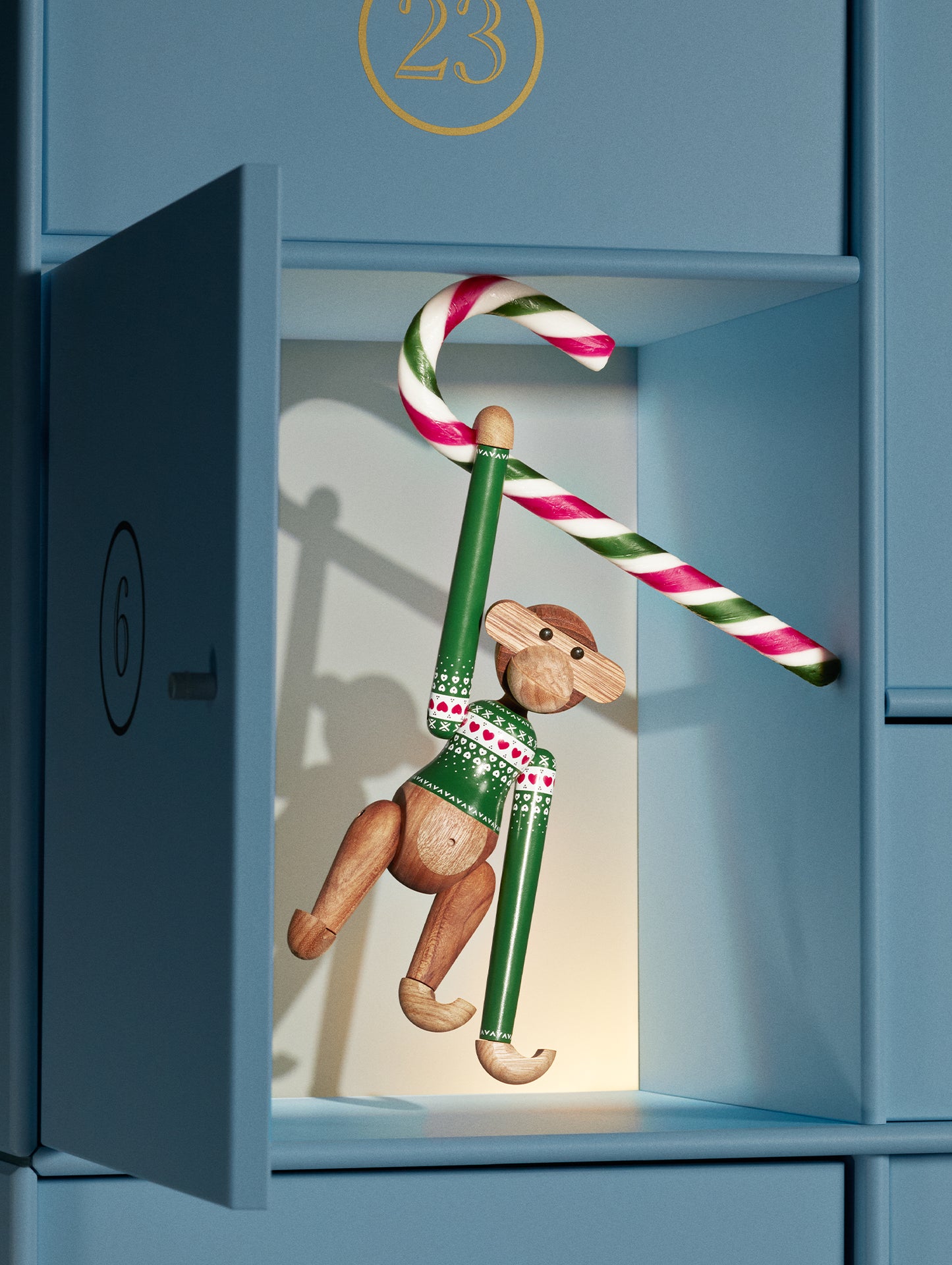 Christmas Jumper Monkey by Kay Bojesen