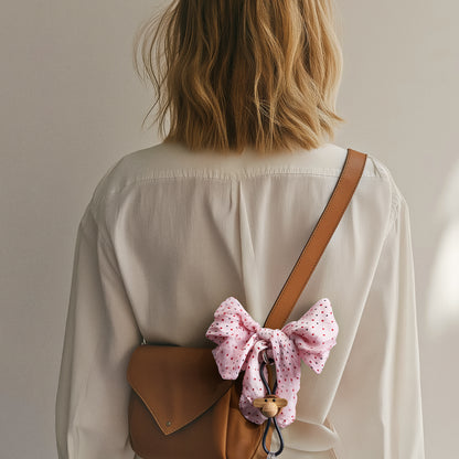 Monkey Silver Metal Keychain with Black Leather by Kay Bojesen