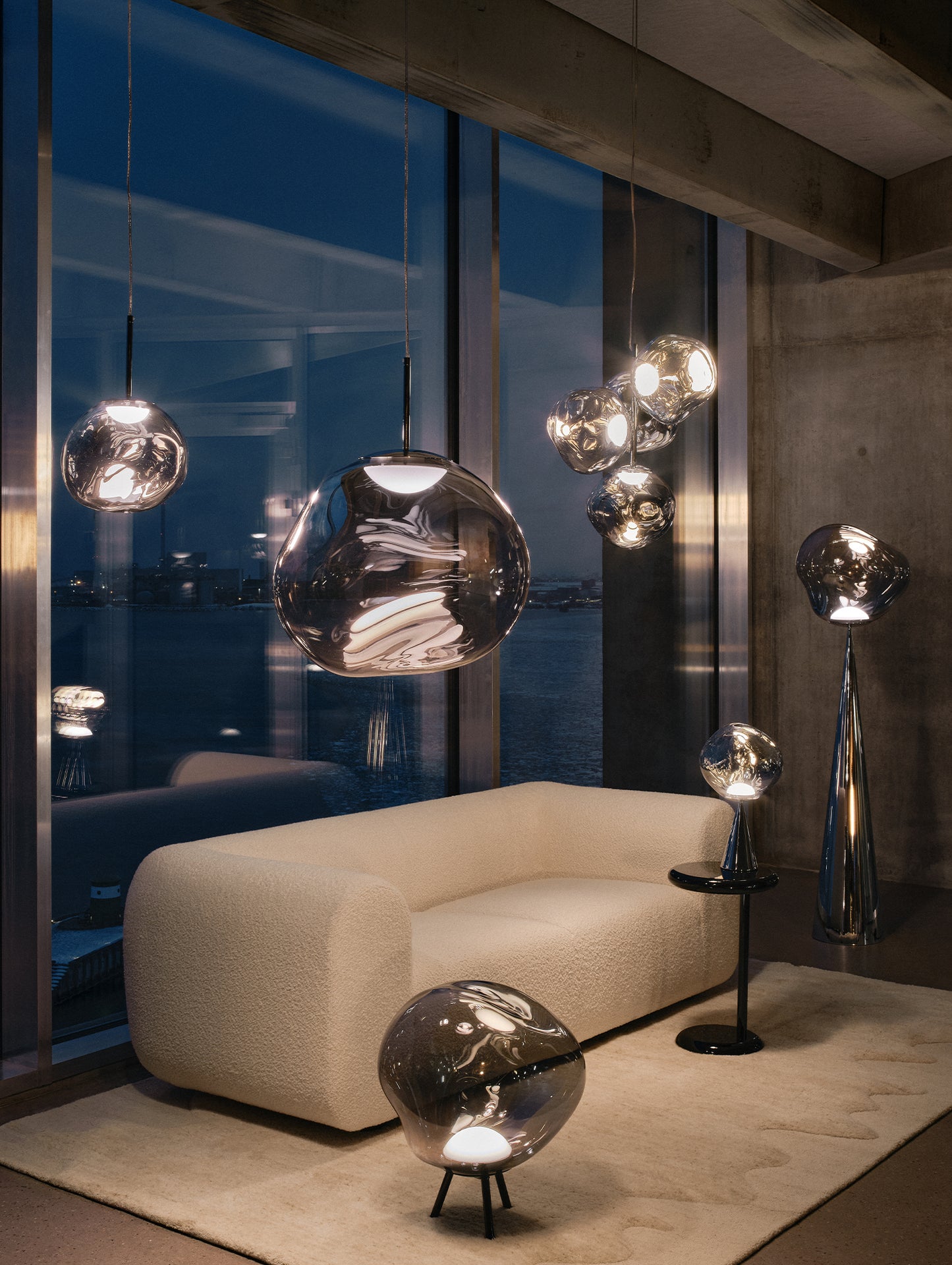 Melt LED Cone Fat Floor Lamp by Tom Dixon